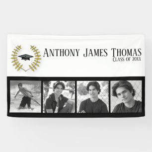 Bannière de 3e année casquette et Feuille 3 x 5 '