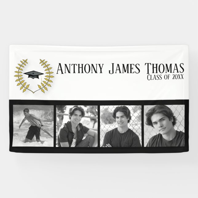 Bannière de 3e année casquette et Feuille 3 x 5 ' (Horizontal)