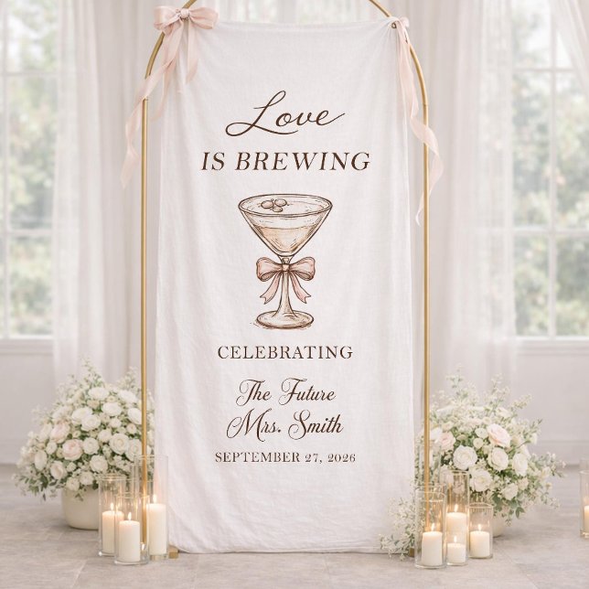 Bannière de Baby Shower "L'amour est en train de s (Créateur téléchargé)