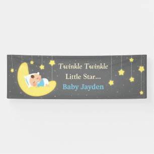 Bannière de Baby Shower "Twinkle Twinkle Little St