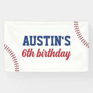 Bannière de baseball Anniversaire Contexte Année d