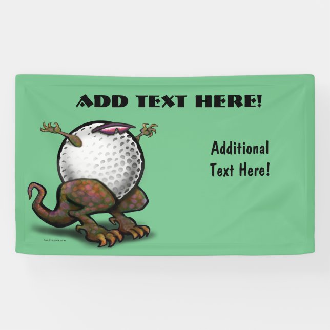 Bannière de bête de golf (Horizontal)