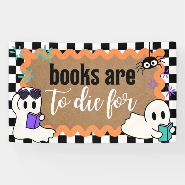 Bannière de bibliothèque de classe sur le thème d' (Horizontal)