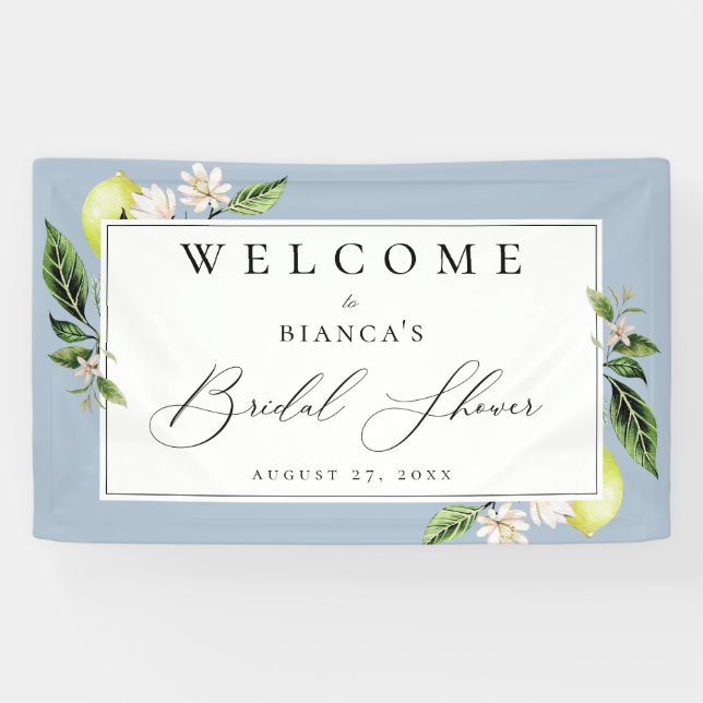 Bannière de bienvenue de la Fête des mariées de ci (Horizontal)