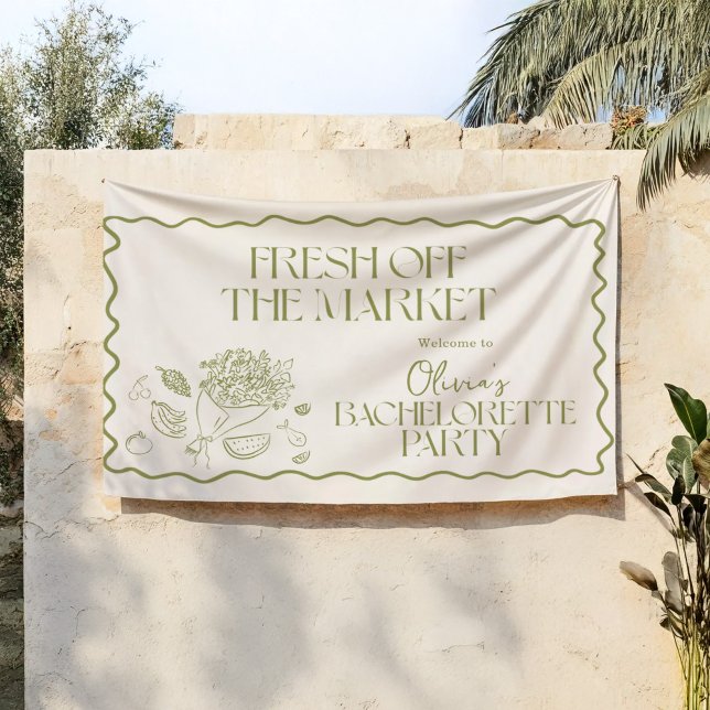 Bannière de bienvenue Fresh Off the Market (Créateur téléchargé)