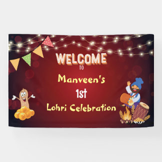 Bannière de bienvenue Lohri