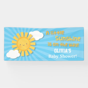 Bannière de bienvenue pour Baby Shower Cute Little
