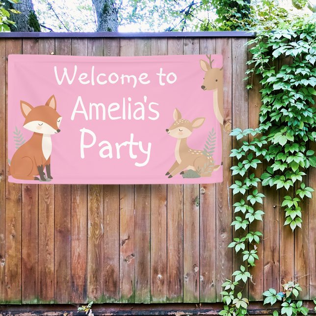 Bannière de bienvenue pour fête d'anniversaire d'a (Créateur téléchargé)
