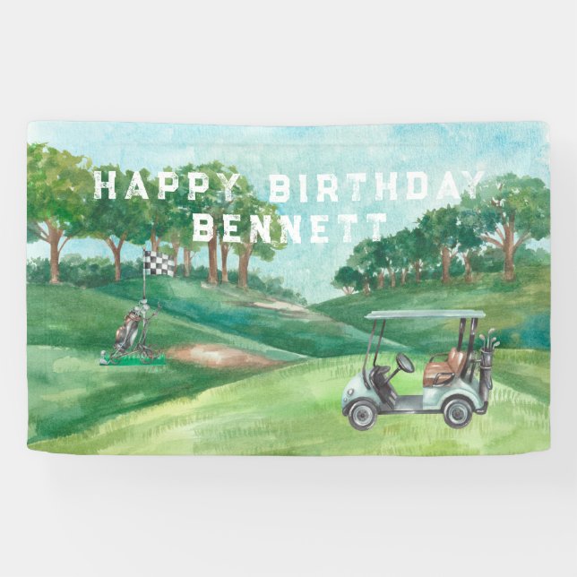 Bannière de bienvenue pour fête d'anniversaire sur (Horizontal)