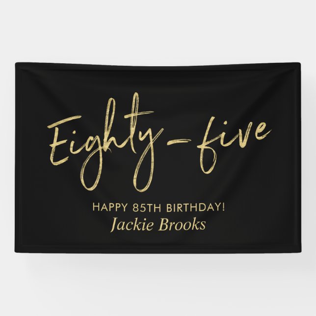 Bannière de bienvenue pour la fête d'anniversaire  (Horizontal)