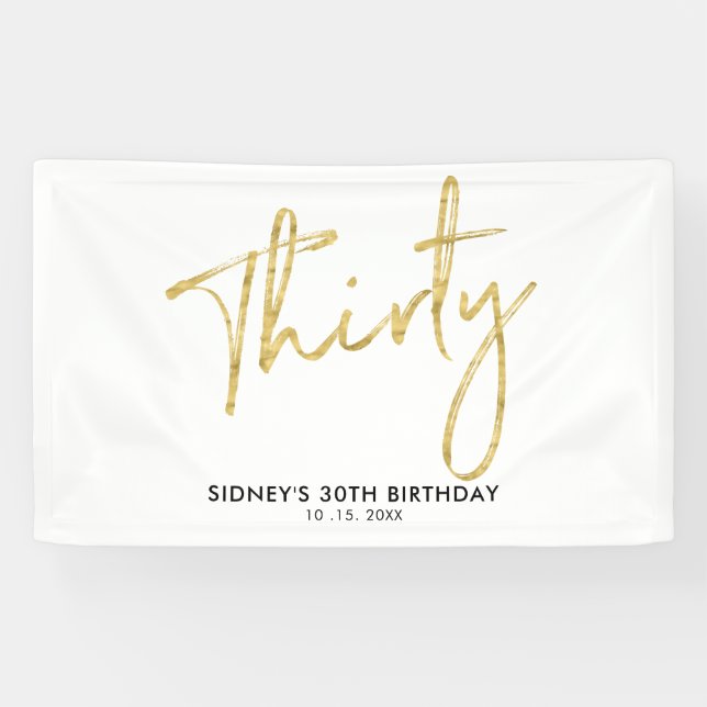 Bannière de bienvenue pour la fête d'anniversaire  (Horizontal)