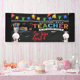 Bannière de bienvenue pour la rentrée scolaire P