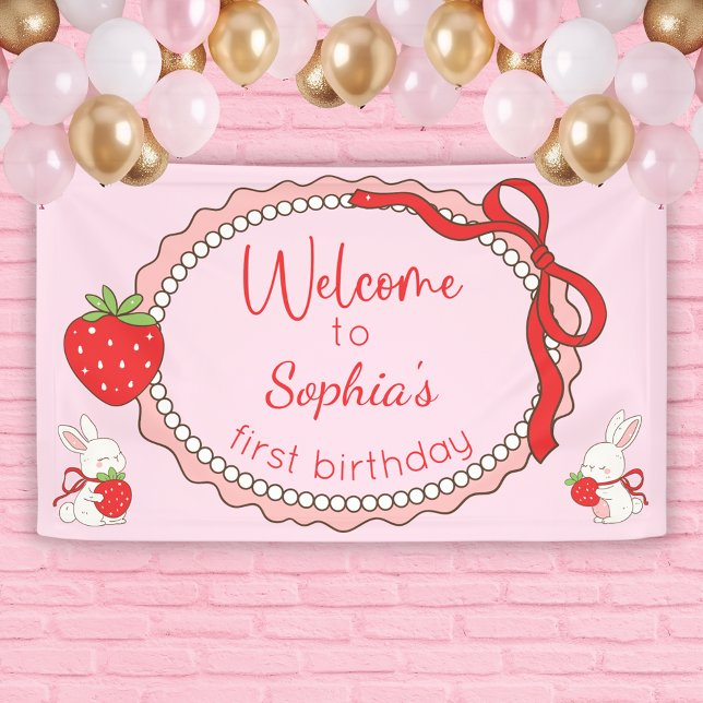 Bannière de bienvenue pour l'anniversaire de la la (Créateur téléchargé)
