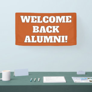 Bannière de bienvenue pour les anciens élèves