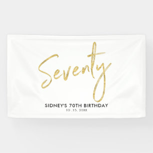 Bannière de bienvenue pour une fête d'anniversaire