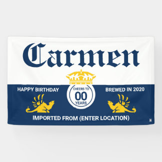 Bannière de bière | Cerveza | Bière mexicaine | Br