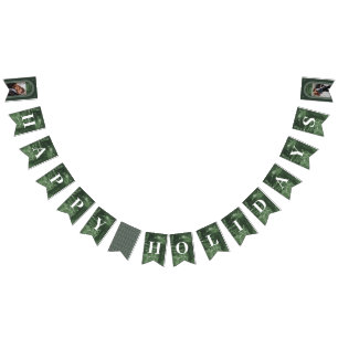 Bannière de Bunting de Fête d'Arc Peint - Vert