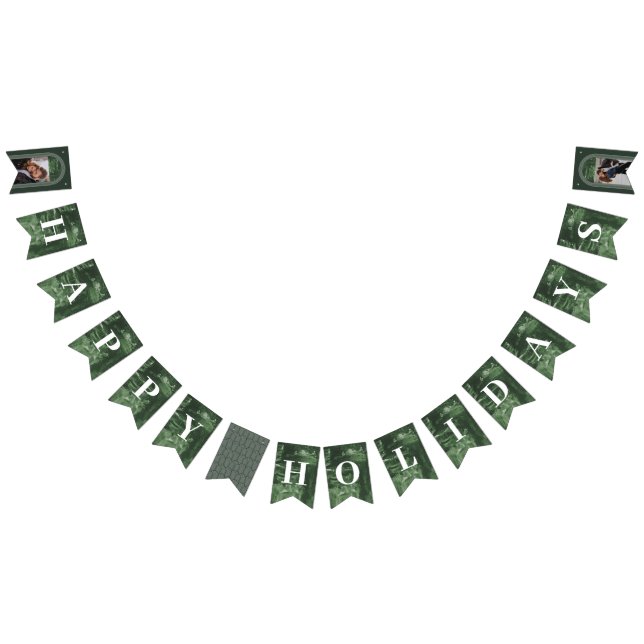 Bannière de Bunting de Fête d'Arc Peint - Vert (Tout)