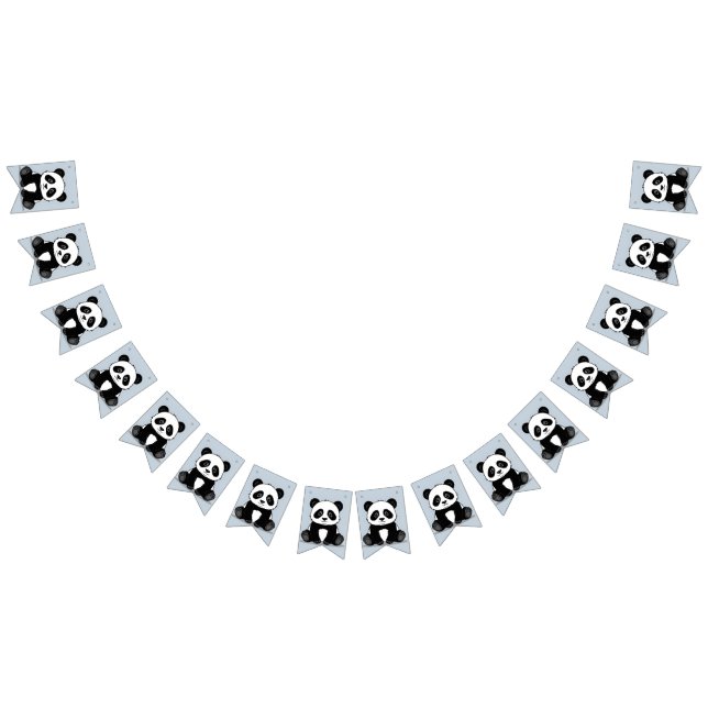 Bannière de Bunting du Parti Panda (Tout)