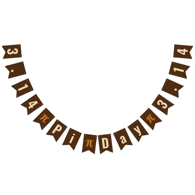 Bannière de Bunting Jour 3.14 Pi (Tout)