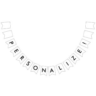 Bannière de Bunting Personnalisé mariage, Photo, D