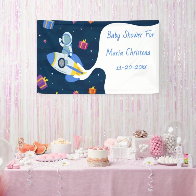 Bannière de célébration de la baby shower Mission (Fête)