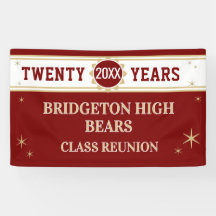 Bannière de célébration de la réunion des 20 ans !