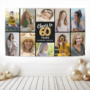Bannière de collage de photos personnalisée pour l