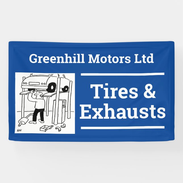 Bannière de conception de la conception de l'entre (Horizontal)