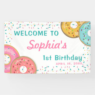 Bannière de confettis pour la fête des filles Do