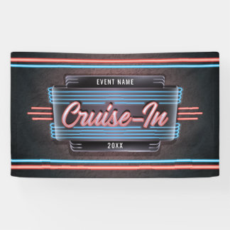 Bannière de croisière Neon
