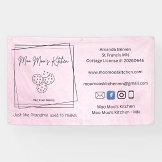 Bannière de cuisine de Moo Moo