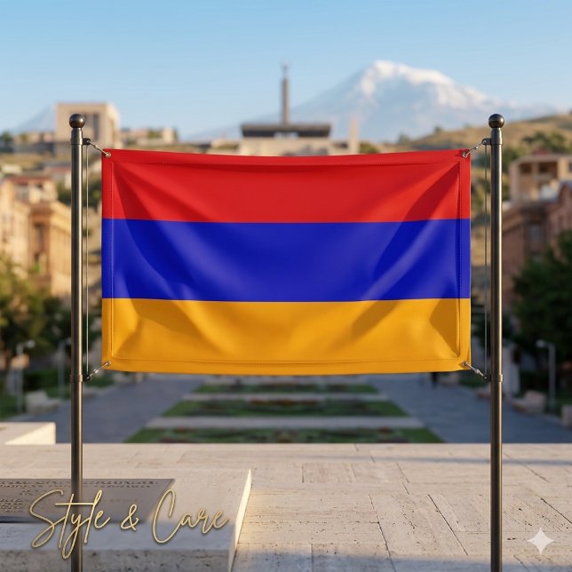 Bannière de décoration pour fête de célébration du (Armenian Flag Celebration Party Event Décor Banner)