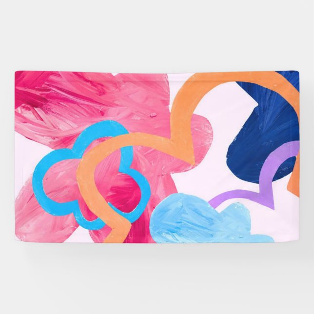 Bannière de décoration pour jour heureux (Horizontal)
