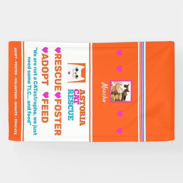 BANNIÈRE DE DÉLIVRANCE DE CAT D'ASTORIA (Horizontal)