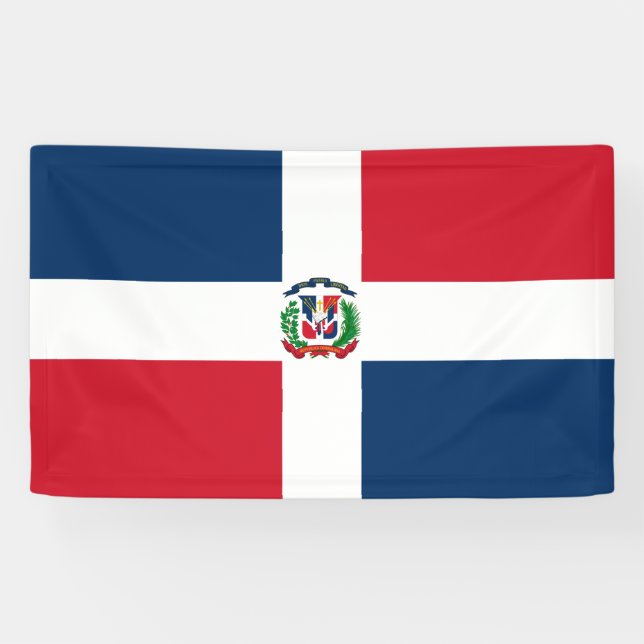 Bannière de Dominican Republic flag (Horizontal)