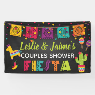 Bannière de douche Fiesta Couples