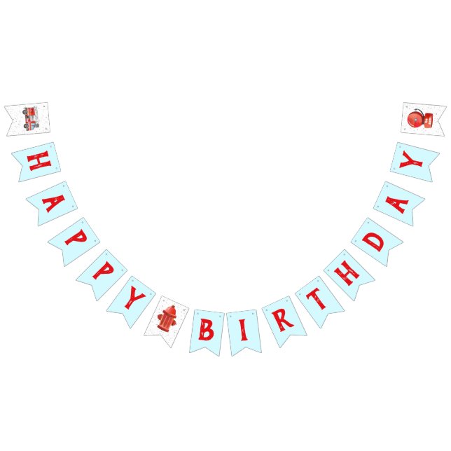 Bannière de fanion d'anniversaire sur le thème des (Tout)