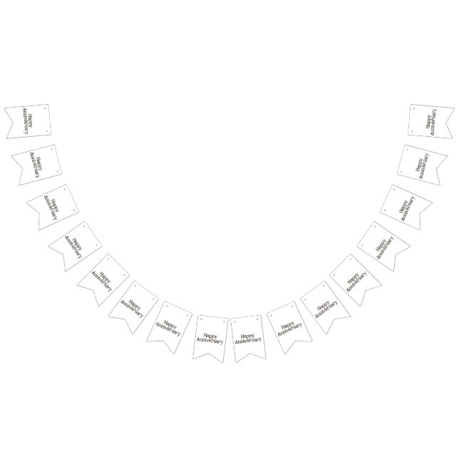 Bannière de fanions Joyeux Anniversaire (Tout)