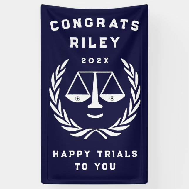 Bannière de félicitations pour la remise des diplô (Vertical)