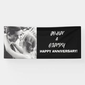 BANNière DE FÊTE D'ANNIVERSAIRE PHOTO PERSONNALISÉ