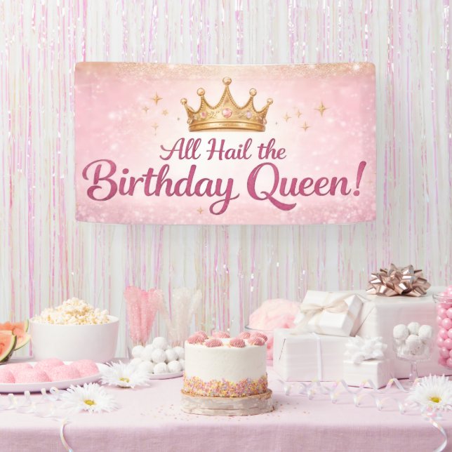 Bannière de fête d'anniversaire Toute gloire à la  (Fête)