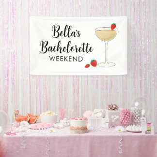 Bannière de fête de cocktail pour enterrement de v