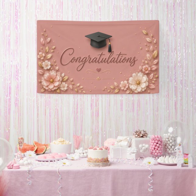 Bannière de fête de fin d'études | Promotion 2026 (Fête)