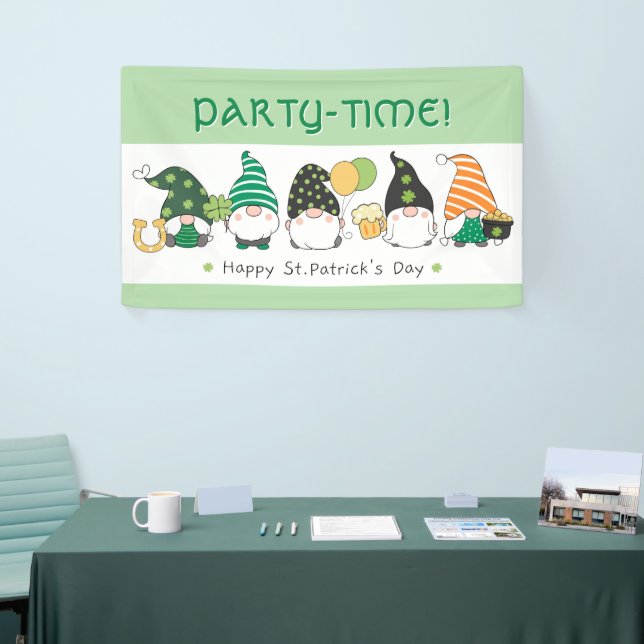 Bannière de fête de la Saint-Patrick (Salon professionnel)