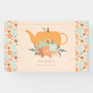 Bannière de Fête de Mariage de Citrouille de Tea P