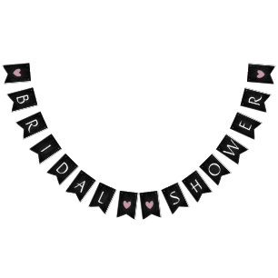 Bannière de Fête des mariées en bois noir rustique