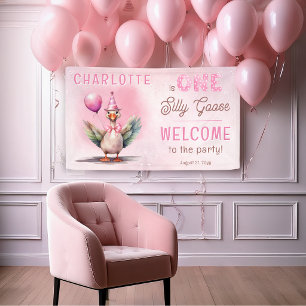 Bannière de fête pour le premier anniversaire de l