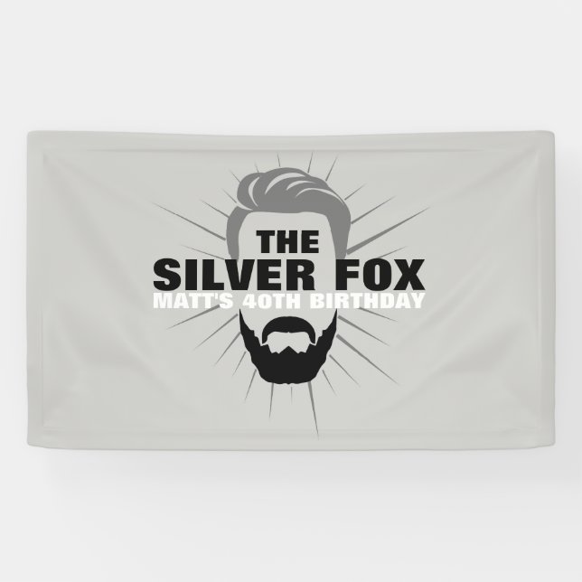 Bannière de fond d'anniversaire pour hommes (Horizontal)