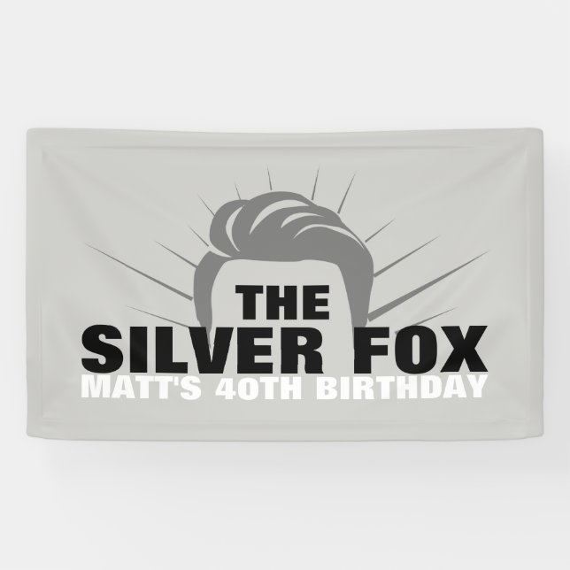 Bannière de fond d'anniversaire pour hommes (Horizontal)